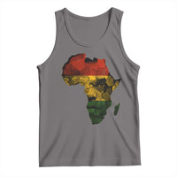 Black History Month Tank Top Pan African Africa Map Black Pride - Wonder Print Shop