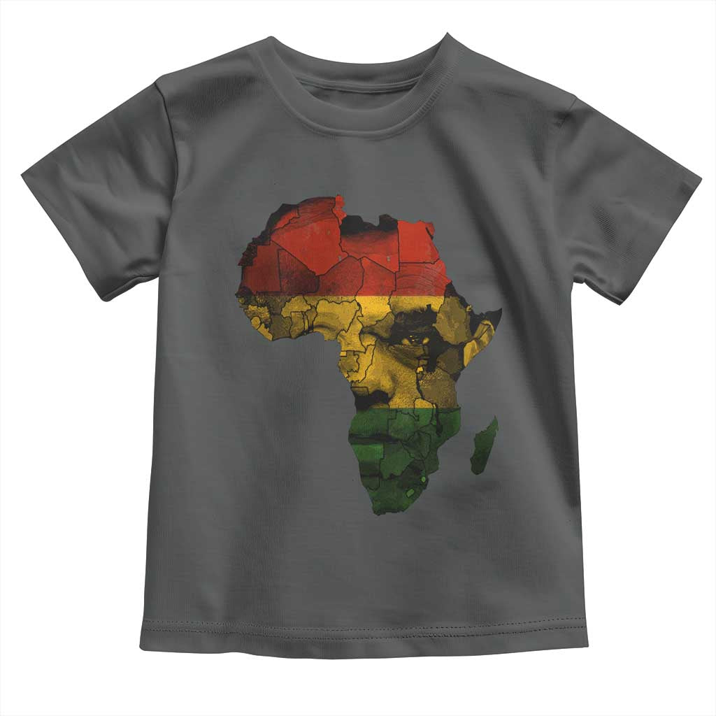 Black History Month Toddler T Shirt Pan African Africa Map Black Pride - Wonder Print Shop