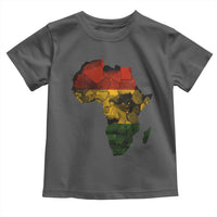 Black History Month Toddler T Shirt Pan African Africa Map Black Pride - Wonder Print Shop