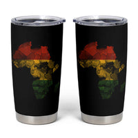 Black History Month Tumbler Cup Pan African Africa Map Black Pride - Wonder Print Shop