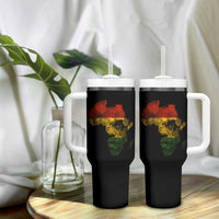 Black History Month Tumbler With Handle Pan African Africa Map Black Pride - Wonder Print Shop