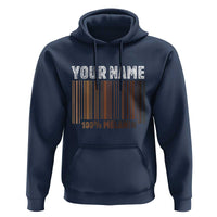 Personalized Gifts Black Pride Hoodie Custom Name Melanin BLM African History Gift