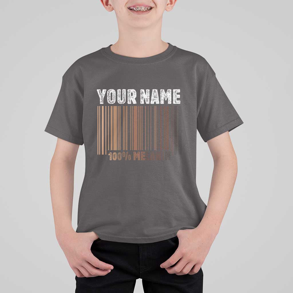 Personalized Gifts Black Pride T Shirt For Kid Custom Name Melanin BLM African History Gift