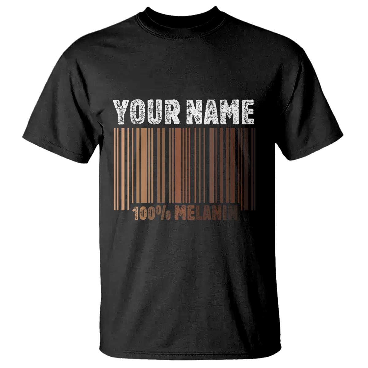 Personalized Gifts Black Pride T Shirt Custom Name Melanin BLM African History Gift