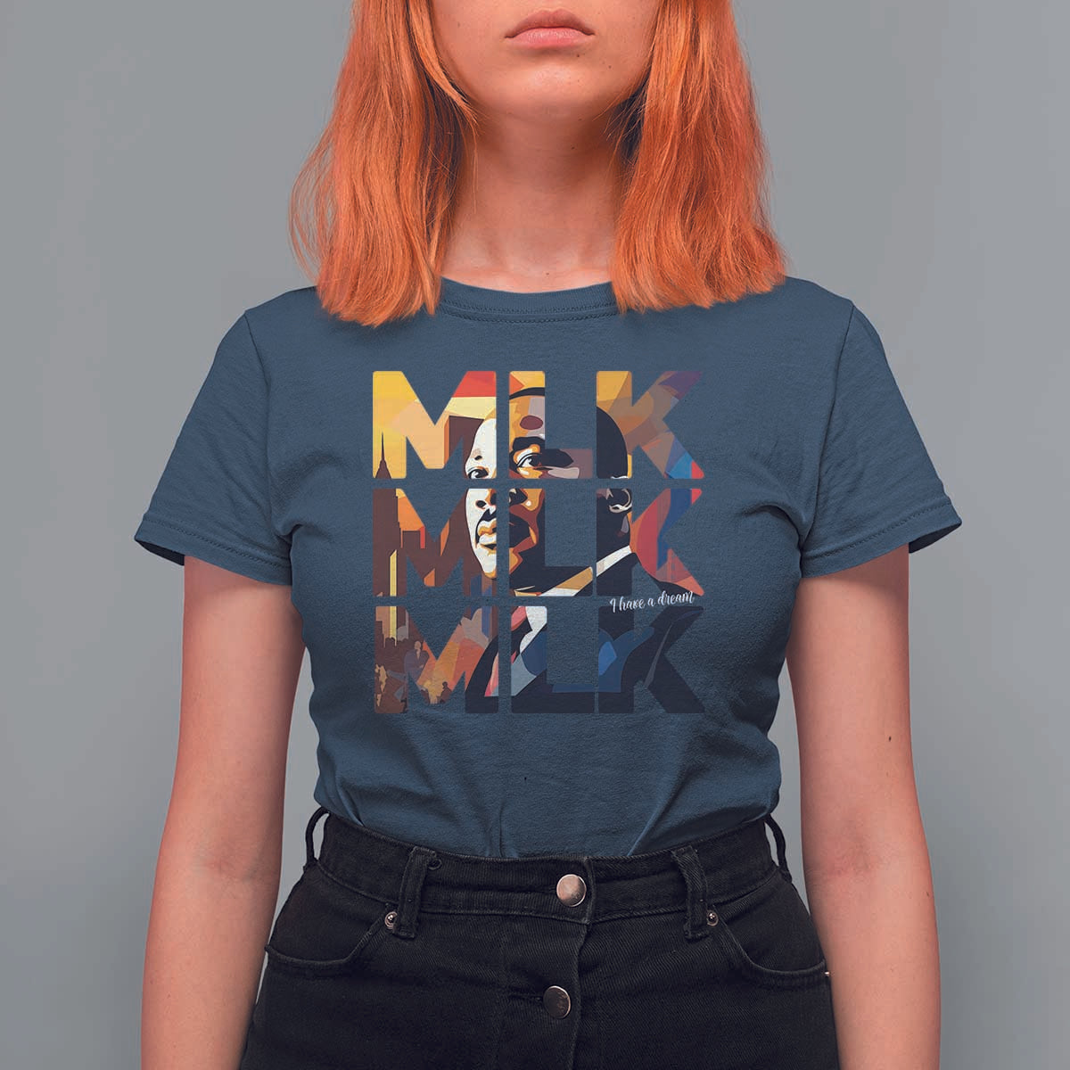 Martin Luther King Jr. T Shirt For Women Black History Month MLK I Have A Dream