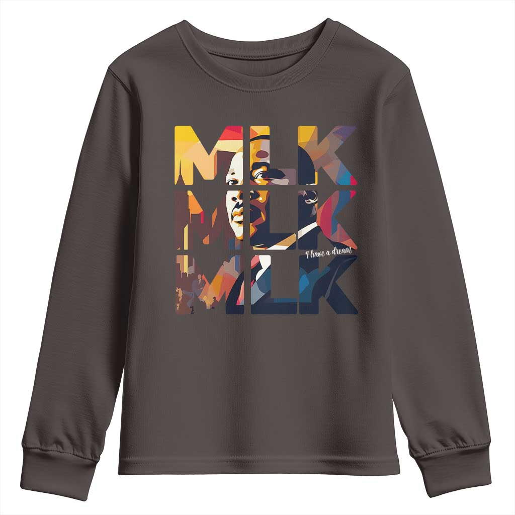 Martin Luther King Jr. Youth Sweatshirt Black History Month I Have A Dream