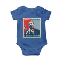 Martin Luther King Baby Onesie The Time Is Always Right Civil Rights Black History MLK Day