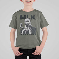 Martin Luther King T Shirt For Kid I Have A Dream MLK Black History Month
