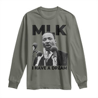 Martin Luther King Long Sleeve Shirt I Have A Dream MLK Black History Month