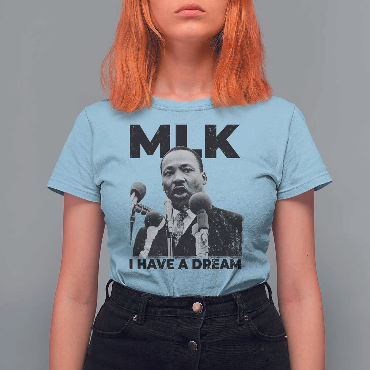 Martin Luther King T Shirt For Women I Have A Dream MLK Black History Month
