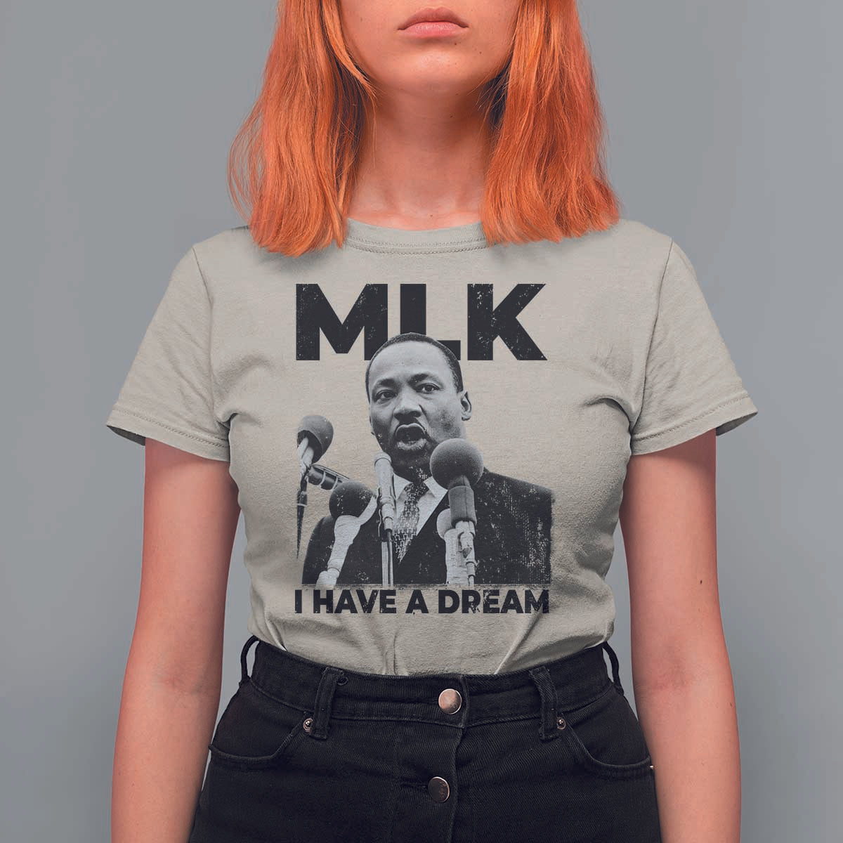 Martin Luther King T Shirt For Women I Have A Dream MLK Black History Month