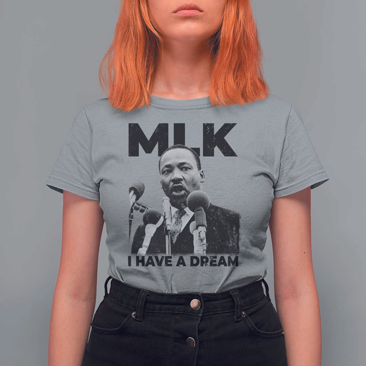 Martin Luther King T Shirt For Women I Have A Dream MLK Black History Month