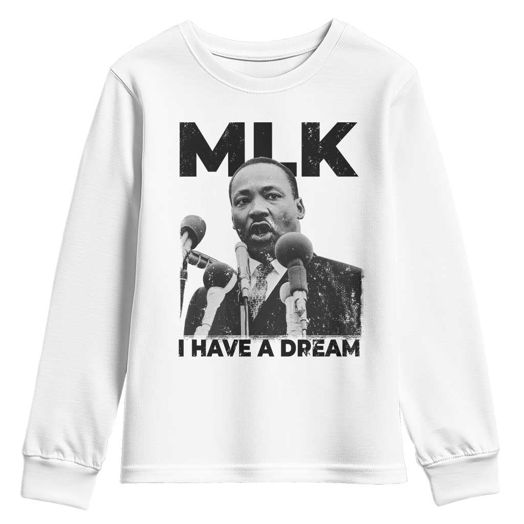 Martin Luther King Youth Sweatshirt I Have A Dream MLK Black History Month