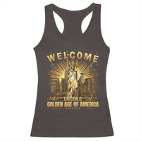 America's Golden Age Statue Of Liberty Racerback Tank Top