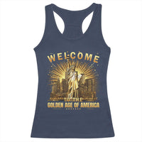 America's Golden Age Statue Of Liberty Racerback Tank Top