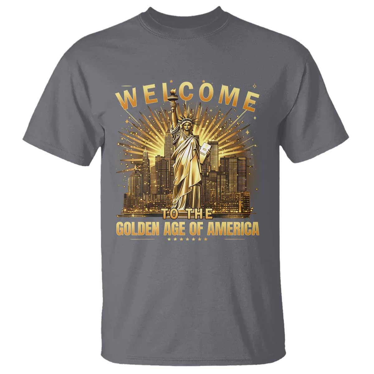 America's Golden Age Statue Of Liberty T Shirt