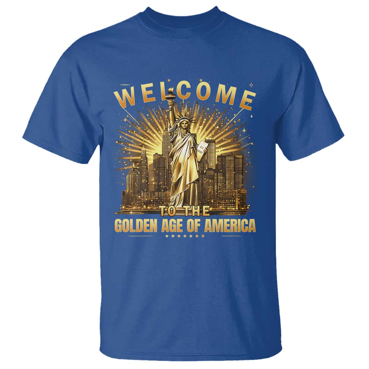 America's Golden Age Statue Of Liberty T Shirt