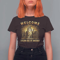 America's Golden Age Statue Of Liberty T Shirt For Women