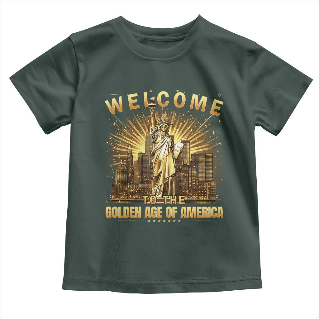 America's Golden Age Statue Of Liberty Toddler T Shirt