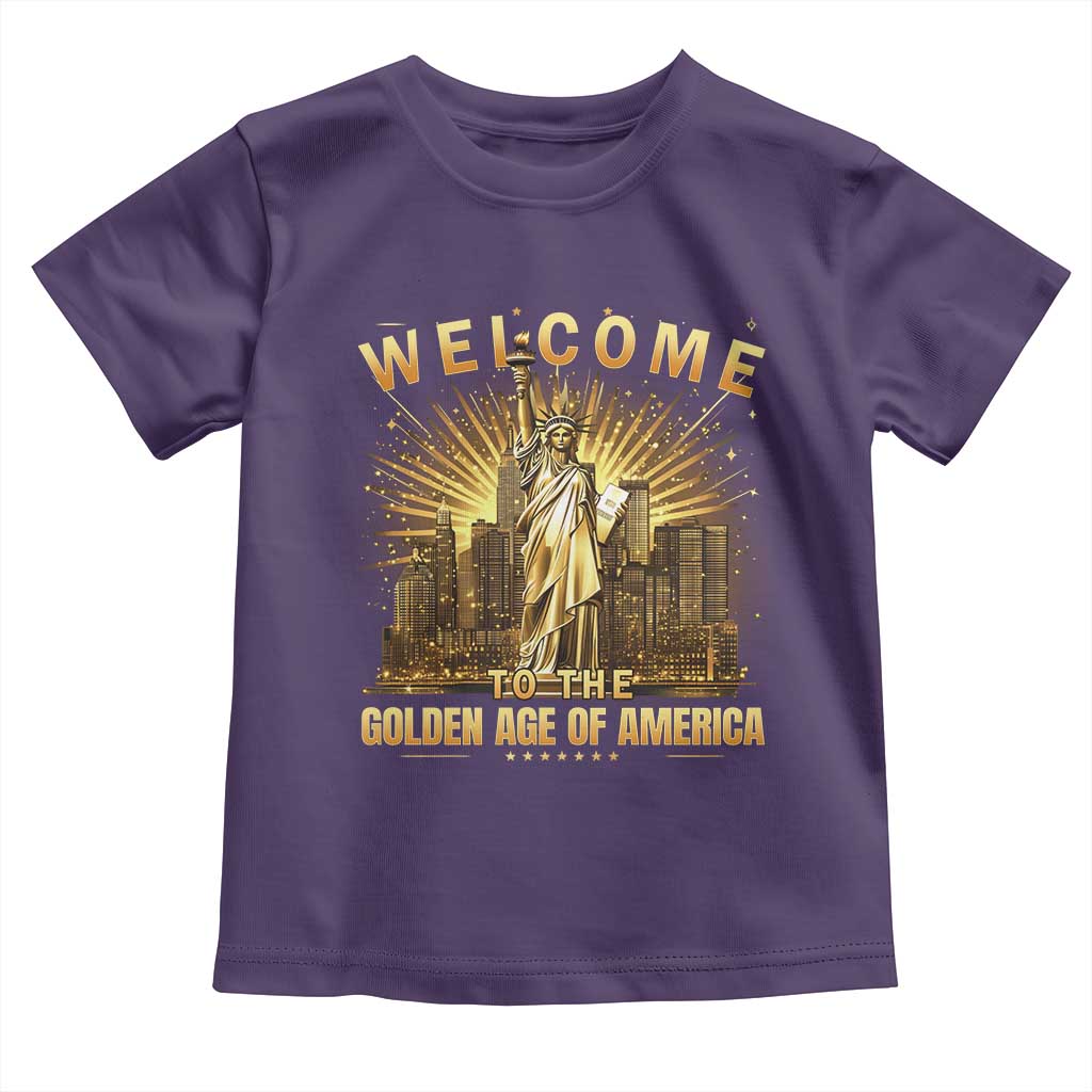 America's Golden Age Statue Of Liberty Toddler T Shirt