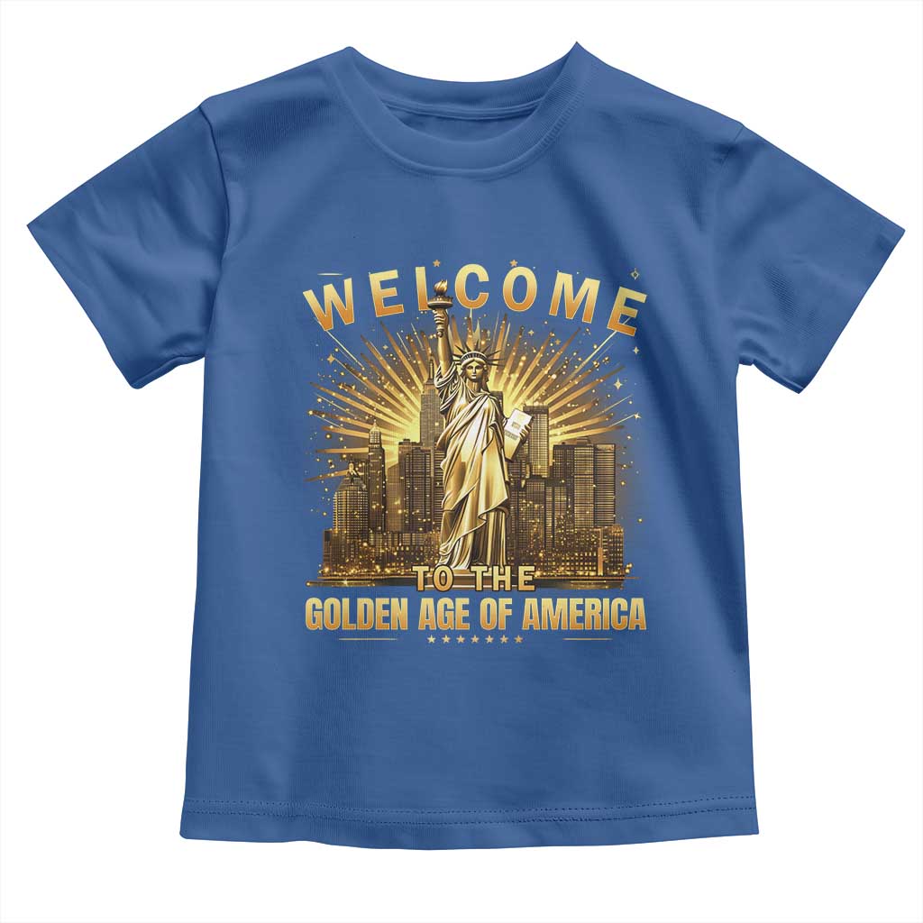 America's Golden Age Statue Of Liberty Toddler T Shirt