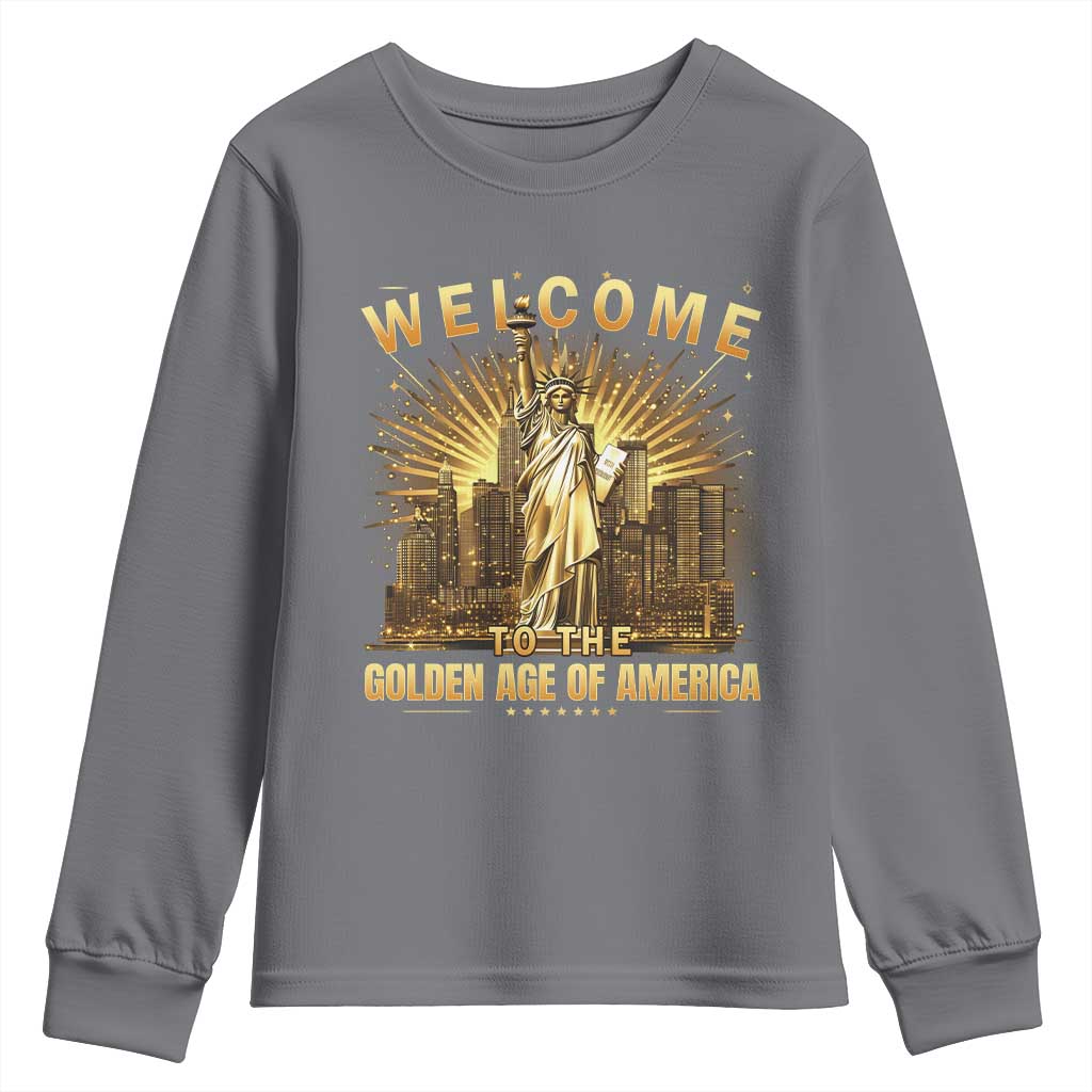 America's Golden Age Statue Of Liberty Youth Sweatshirt