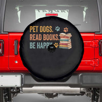 Retro Dog Book Lovers Spare Tire Cover Bookish Dog Mom Gift
