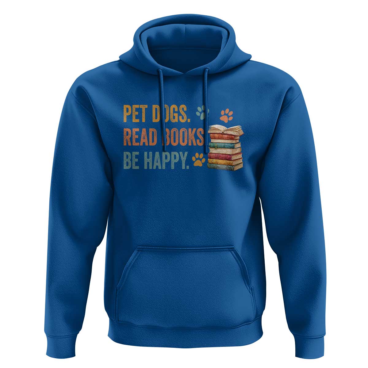 Retro Dog Book Lovers Hoodie Bookish Dog Mom Gift