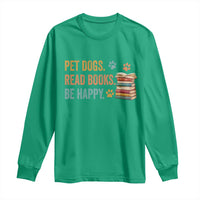 Retro Dog Book Lovers Long Sleeve Shirt Bookish Dog Mom Gift