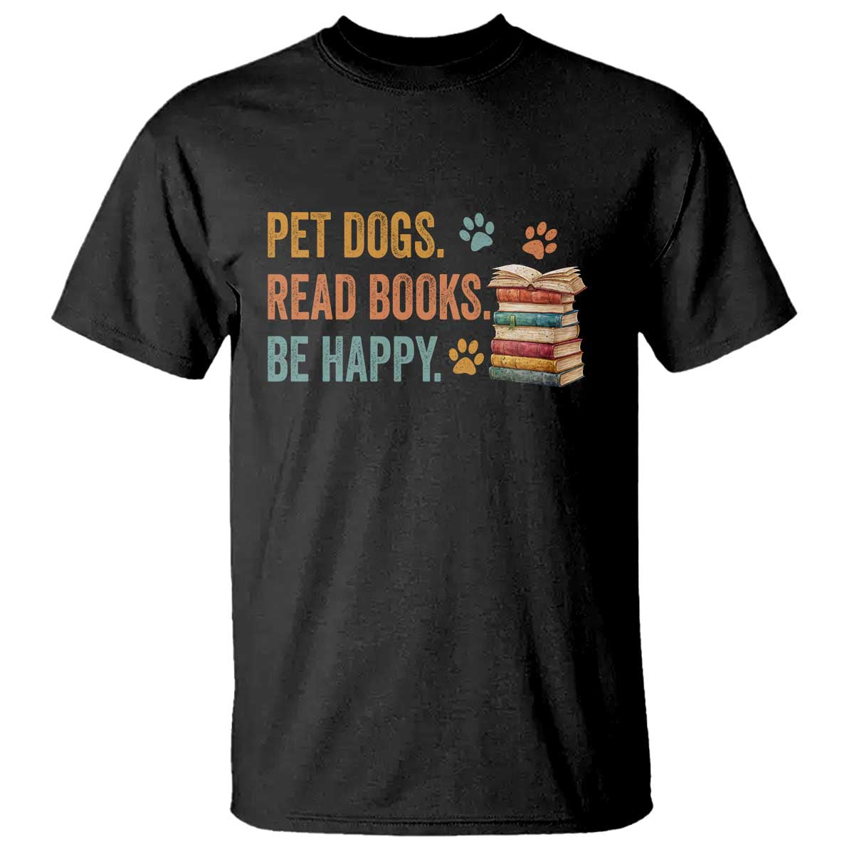 Retro Dog Book Lovers T Shirt Bookish Dog Mom Gift