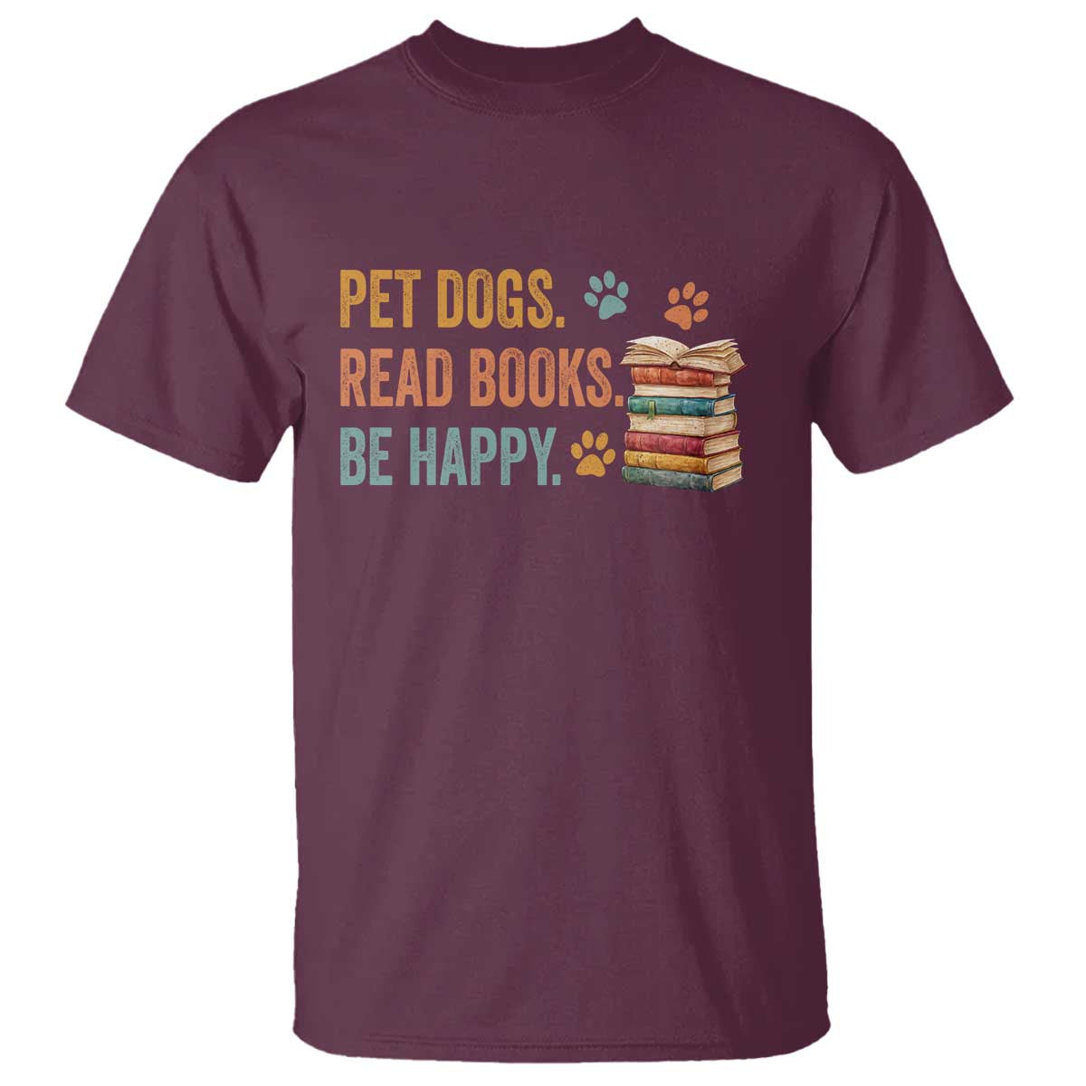 Retro Dog Book Lovers T Shirt Bookish Dog Mom Gift