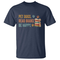 Retro Dog Book Lovers T Shirt Bookish Dog Mom Gift