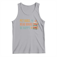 Retro Dog Book Lovers Tank Top Bookish Dog Mom Gift