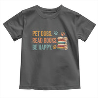 Retro Dog Book Lovers Toddler T Shirt Bookish Dog Mom Gift