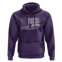 Bigfoot Offroad Car Hoodie Retro Sasquatch 4x4 UTV ATV Funny American Flag