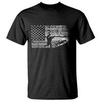 Bigfoot Offroad Car T Shirt Retro Sasquatch 4x4 UTV ATV Funny American Flag