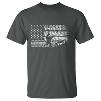 Bigfoot Offroad Car T Shirt Retro Sasquatch 4x4 UTV ATV Funny American Flag