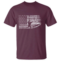 Bigfoot Offroad Car T Shirt Retro Sasquatch 4x4 UTV ATV Funny American Flag