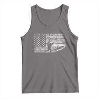 Bigfoot Offroad Car Tank Top Retro Sasquatch 4x4 UTV ATV Funny American Flag