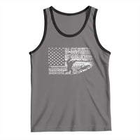 Bigfoot Offroad Car Tank Top Retro Sasquatch 4x4 UTV ATV Funny American Flag