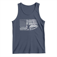Bigfoot Offroad Car Tank Top Retro Sasquatch 4x4 UTV ATV Funny American Flag