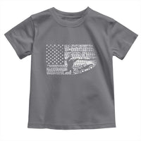 Bigfoot Offroad Car Toddler T Shirt Retro Sasquatch 4x4 UTV ATV Funny American Flag
