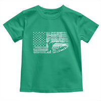 Bigfoot Offroad Car Toddler T Shirt Retro Sasquatch 4x4 UTV ATV Funny American Flag