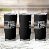 Bigfoot Offroad Car Tumbler Cup Retro Sasquatch 4x4 UTV ATV Funny American Flag