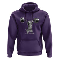Funny Cat Gym Hoodie Weightlifting Workout