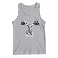 Funny Cat Gym Tank Top Weightlifting Workout