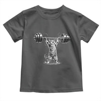 Funny Cat Gym Toddler T Shirt Weightlifting Workout