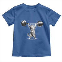 Funny Cat Gym Toddler T Shirt Weightlifting Workout
