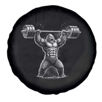 Funny Gym Bigfoot Spare Tire Cover Weightlifting Workout