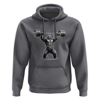 Funny Gym Bigfoot Hoodie Weightlifting Workout